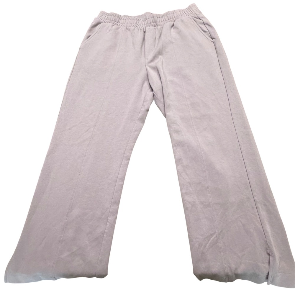 Old Navy Active Dynamic Fleece High Rise Wide Leg Pants Mauve Purple Womens XL